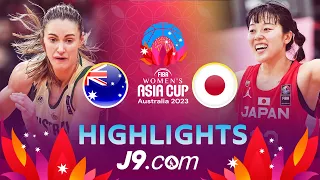 Australia 🇦🇺 vs Japan 🇯🇵 | J9 Highlights | FIBA #AsiaCupWomen 2023
