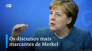 Os discursos mais marcantes de Merkel