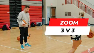 3 ON 3 Short Sided Game: Zoom Action
