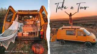 Sustainable DIY Van Conversion on a Student Budget - Van Tour