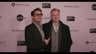 Christopher Nolan receives Trailblazer Award from Robert Downey Jr at Sundance Film Fest - 1/18/2024