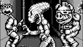 TMNT II Back From the Sewers (Game Boy) All Bosses (No Damage)