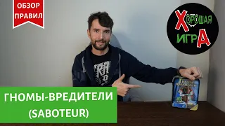 Настольная игра Гномы Вредители (Saboteur). Обзор правил