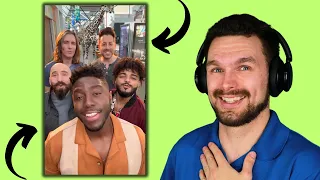 Reacting to VoicePlay's "The Lion Sleeps Tonight"!