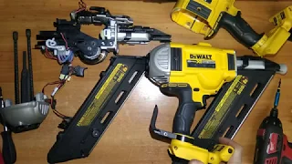 Dewalt DCN692 repair не добивает гвозди - ремонт