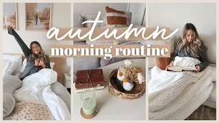 FALL MORNING ROUTINE (34 WEEKS PREGNANT) | My Cozy + Productive Autumn 2022 Morning Routine