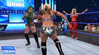 WWE 2K22 Smackdown: Carmella & Shotzi vs Toni Storm & Kris Statlander - Tag Team Match