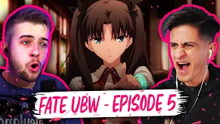 Fate/Stay Night Unlimited Blade Works! Episode 5 REACTION | Group Reaction