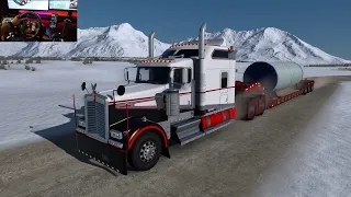 Exploring Alaska's Ice Roads In American Truck Simulator With Kenworth W900 And Logitech G29, In 2k!