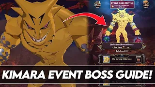*2-3 TURN CLEARS* Kimara Event Boss Battle Guide! Multiple Teams! (7DS Guide) 7DS Grand Cross