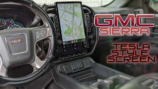 Workshop 12 QHD 2K 14.4" Tesla Style Screen || GMC Sierra || Chevy Silverado || Installation Video