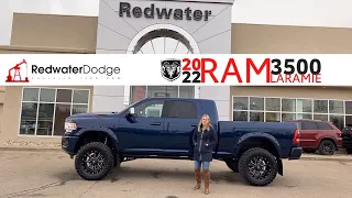 New 2022 Ram 3500 Laramie Mega Cab 4x4 - Rig Ready Ram | Custom Lifted Ram at Redwater Dodge NR37677