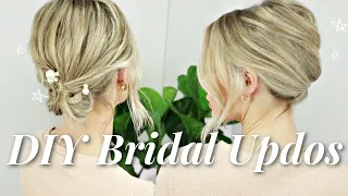 EASY ROMANTIC UPDOS FOR SHORT FINE HAIR that take five minutes or less!