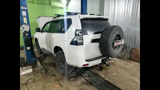 Мойка и антикор рамы Toyota Land Cruiser Prado150.