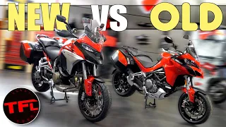 How Much BETTER Is The New Ducati Multistrada V4 Vs The Old One? I Compare Them To Find Out!