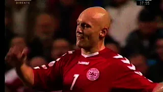 2004 UEFA Euro (Qualifier) - Denmark vs Romania. Full Match (part 2 of 4).