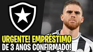 BAITA REFORÇO DA TEMPORADA! FECHADO AGORA! NOTÍCIA CAI COMO UMA BOMBA! BOTAFOGO HOJE