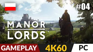 Manor Lords PL 🌱 #4 - odc.4 🔨 Łuki i handel | Gameplay po polsku 4K