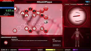 [Plague Inc: Evolved] Parasite (Mega Brutal) in 2:47.41 (WR)