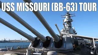 Battleship USS Missouri (BB-63) Video Tour Pearl Harbor, Hawaii