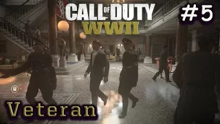 Call of Duty WW2 - Mission 5: Liberation "Veteran Mode" Walkthrough (1080p 60FPS)