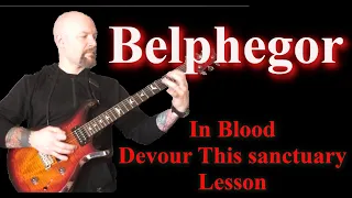 Belphegor - In Blood - We Devour This Sanctuary Guitar Lesson