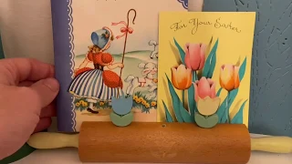 Decorating with Vintage Thrifted Finds Spring 2020 #easter #shabbychic