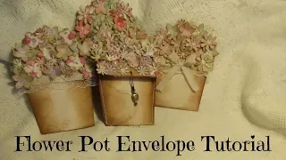 Flower Pot Envelope Tutorial