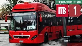 Metrobús CDMX - Línea 1 - De El Caminero a Indios Verdes - RECORRIDO COMPLETO
