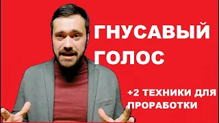 ГНУСАВОСТЬ В ГОЛОСЕ.  Как от неё избавиться? Постановка голоса.  2 упражнения