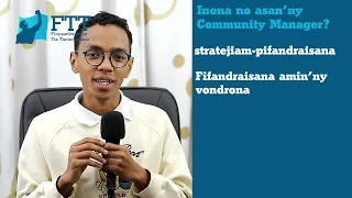 Fampiofanana - Fampianarana Informatika ( Community manager )