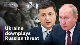 Ukraine president says no need to ‘panic’ amid fears of Russian invasion