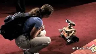 Laura visits with Wall-E at D23