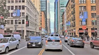 Driving Downtown - San Francisco High Rise Hotspot 4K - USA