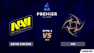 Natus Vincere vs NIP [Map 2, Nuke] (Bo3) | BLAST Premier Fall Series 2020