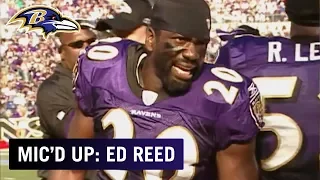 Ed Reed’s Best Mic’d Up Moments vs. Rams | Baltimore Ravens