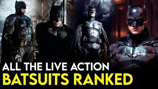 Every Live-Action BATMAN SUIT Ranked From Worst to Best!