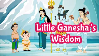 Ganesha and Kartikeya Race Story in English | Indian Mythological Stories | Pebbles Stories