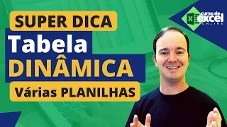 Super DICA de Tabela Dinâmica - Combinar dados de diversas planilhas em uma Tabela dinâmica