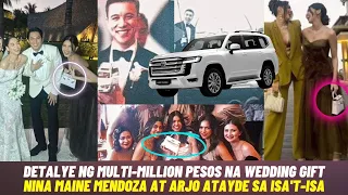 Detalye ng MULTI-MILLION PESO na LUXURY WEDDING GIFTS nina Maine Mendoza at Arjo Atayde sa Isa't-isa