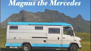 OFF GRID MERCEDES VAN TOUR | VAN LIFE | TINY HOME | CONVERSION // Magnus the Mercedes