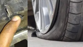 Restoration of Old Tires at Local Tire Repair Shops ||  tire repairing procedure 2021