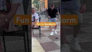 Jokes in Benidorm 😂 #benidorm #travel #stag #party #travelvlog #travel #trendingshorts #funny