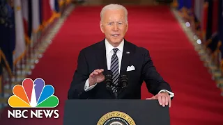 Biden Addresses Nation On Anniversary Of Covid Shutdown | NBC News