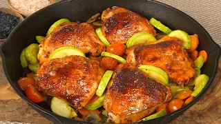 Chicken thighs that are driving the world crazy! I learned this trick in a restaurant