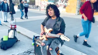 Roxette - Listen To Your Heart - Guitar street performance - Cover by Damian Salazar