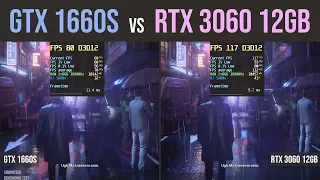 RTX 3060 12GB vs GTX 1660 Super test in 7 games