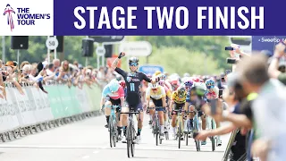 Women's Tour 2022 | Finish line reaction | Lorena Wiebes wins stage two