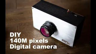 Handmade medium format 140M pixel digital camera