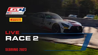 LIVE | Race 2 | Sebring | Pirelli GT4 America 2023